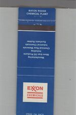 Matchbook Cover Exxon Chemicals Baton Rouge, LA picture