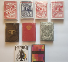 Lot 9 New Sealed  Decks- Ellusionist, Tally-Ho, Elephant, Joker and the Thief picture