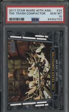 2017 Topps Star Wars 40th Anniversary #24 The Trash Compactor PSA 10 GEM MINT picture
