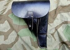 Genuine German Original WW2 WWII Walther P38 Black Leather Holster picture