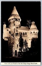 Hamburg New Jersey RPPC Postcard Ginger Bread Castle Sepia Tone  picture