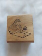 Vintage Curious George Rubber Stamp, 1983 Kidstamps picture