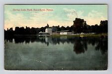 Texarkana TX-Texas, Spring Lake Park Vintage c1913 Souvenir Postcard picture