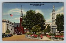 Newcastle PA-Pennsylvania, South Side Public Square Vintage Souvenir Postcard picture