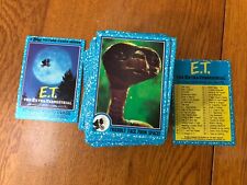 1982 E.T. EXTRA TERRESTRIAL COMPLETE 87 TRADING CARD SET TOPPS ALIEN UFO CLASSIC picture