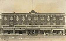 Perry IA Pattee Hotel Store Fronts Children Real Photo Postcard picture
