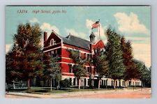 Joplin MO-Missouri, High School, Antique, Vintage Souvenir Postcard picture