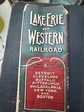 Rare Lake Erie And Western Railroad 1904 Brochure Pamphlet Fair Cond See Photos picture