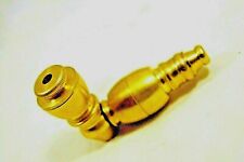 REAL BRASS Metal Tobacco Smoking Pipe Small 2 1/2 Inch Made and sold In USA picture