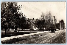 Velua North Dakota ND Postcard RPPC Photo Residence Scene Cars Dirt Road c1910s picture