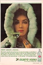 Lucinda Hollingsworth Gilbey's Vodka Monet Jewelry Mint Green Pop Art Print Ad picture