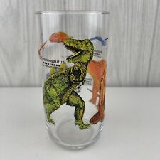 Vintage 80s Canada Glass Dinosaur Juice Glass 6