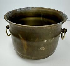 Solid Brass Williamsburg Pottery Planter Pot 4.5