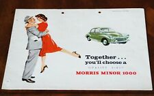 Morris Minor 1000 brochure Prospekt, 1958 picture