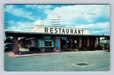 Yulee FL-Florida, Winnie Vee Restaurant & Motel, Vintage c1961 Postcard picture