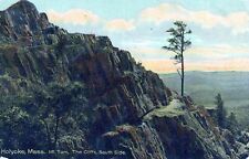 VINTAGE POSTCARD SOUTH SIDE OF THE CLIFFS AT MOUNT TOM HOLYOKE MA MAILED 1912 picture