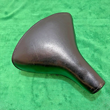 Vintage Mesinger Bicycle Seat Saddle, Black 1960s 1970s, Made in USA picture