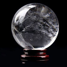 1PCS Natural iceland Spar Quartz sphere quartz Crystal Ball Healing 40mm ** picture