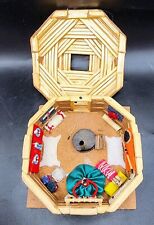 Vintage Diorama Navajo Home House Family Handmade South Western Native American picture