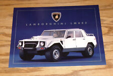 Original 1988 1989 Lamborghini LM002 Sales Sheet Brochure picture