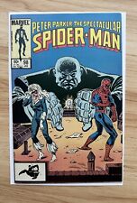 Spectacular Spider-Man 98 Copper Age First Appearance Spot Marvel Key 1985 picture