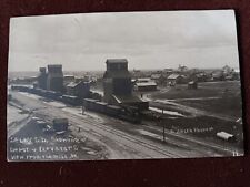 RARE 1909 RPPC Postcard Selby South Dakota Train Depot Station Elevator Mill picture