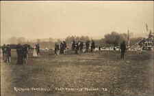 Fort Fairfield Maine ME Pageant Recruits Farewell c1910 Real Photo Postcard picture