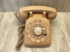 Rotary Phone Tan  Made in USA Stromberg Carlson  Nov. 1979   picture