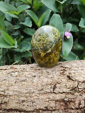 Large Polished Green Opal Freeform Crystal Cluster Stand Up picture