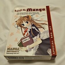 Kanji De Manga Comics Special Box Set Read Write Learn Japanese. Slipcover Flaws picture