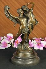 Cupid amp; Psyche Romantic Lovers Lost Wax Bronze Sculpture by Marioton Artwork picture