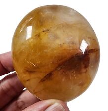 Golden Healer Quartz Crystal Polished Pebble Madagascar 134 grams. picture