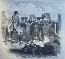 1854 Napoleon Bonaparte Dresden and Leipsic illustrated picture
