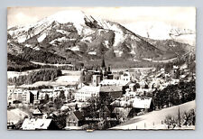 RPPC Aerial View Postcard Mariazel Austria Styrian Alps Mountains Posted picture