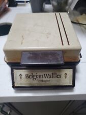 VINTAGE BELGIAN WAFFLER BY MUNSEY TESTED AND HEATS UP picture