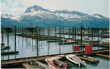 Valdez AK Boat Harbor Prince William Sound 1950s Chrome MINT  picture