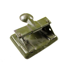 WW2 US ARMY REX 2-HOLE PAPER PUNCH FIELD DESK OFFICER ACCESSORY ETO picture