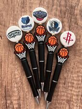 Basketball pen Spurs, Pelicans, Grizzlies, Mavericks, Rockets. Gifts. Collect picture