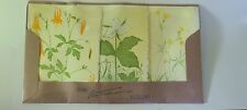 Gwen Frostic Vintage Block Print Floral Notecards Wild Flowers  New In Package picture