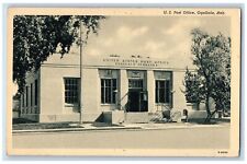 Ogallala Nebraska NE Postcard US Post Office Building Scene Street c1930's picture