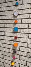 MCM Inspired MID CENTURY MODERN Wooden Hanging Mobile / Wall Art - Atomic Orbs picture