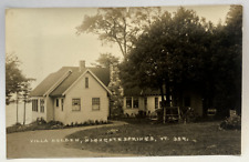 RPPC Villa Holden, Highgate Springs, Vermont VT Vintage Real Photo Postcard picture