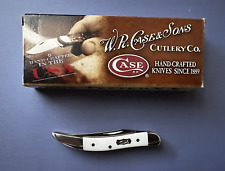 CASE XX WHITE TINY TOOTHPICK POCKET KNIFE 410096 07254 Yr. 2010 NEW picture