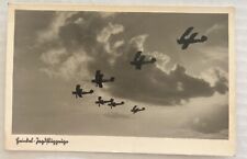 C1940’s RPPC Grinkol-jagdflügzangn German Military WWI Biplanes In Formation picture