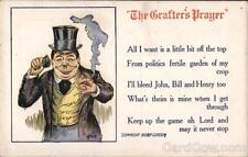 Comic The Grafter's Prayer P. Gordon Postcard Vintage Post Card picture