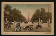 1918 Sieges-Allee Berlin Vintage Unused Color Postcard No.520 Kupfer-Tiefdruck picture