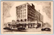 1936 ROBERT E LEE HOTEL LEXINGTON VIRGINIA VA N O'NEAL MOSES MANAGER POSTCARD picture