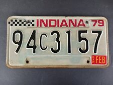 1979 Indiana License Plate 94C3157 picture