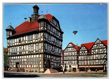 Half Timbered Houses Melsungen, Germany Street View Postcard Unposted picture
