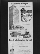 HOLIDAY INN 1966 WHICH TRAVELER ARE YOU? BUSY TRAVELER OR RESORT MINDED AD picture
